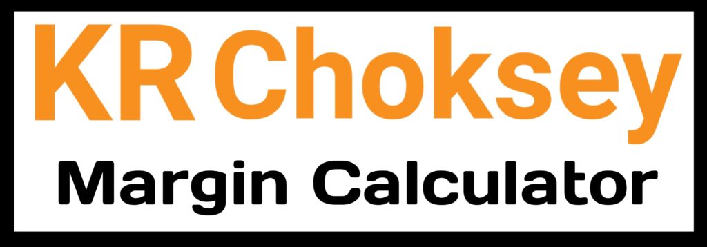 KR Choksey Margin Calculator Online