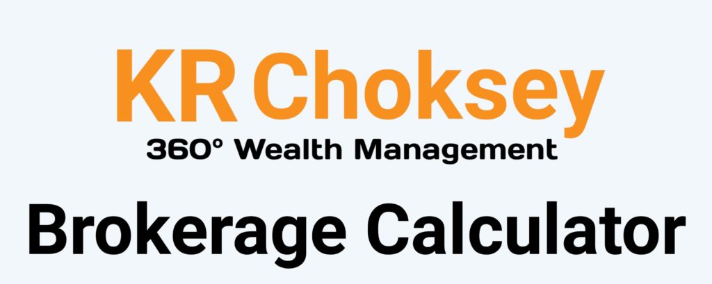 KR Choksey Brokerage Calculator Online