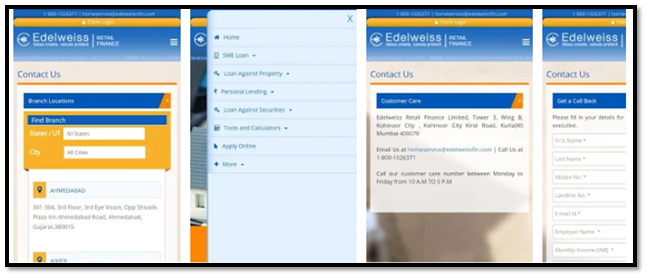Edelweiss Retail Finance app Screenshot