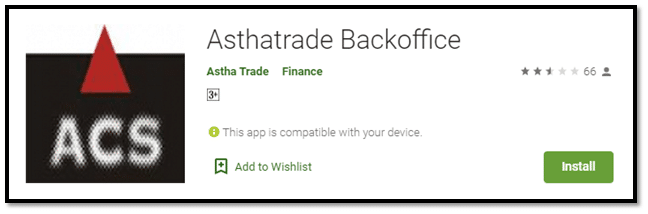 Astha Trade Back Office Mobile App