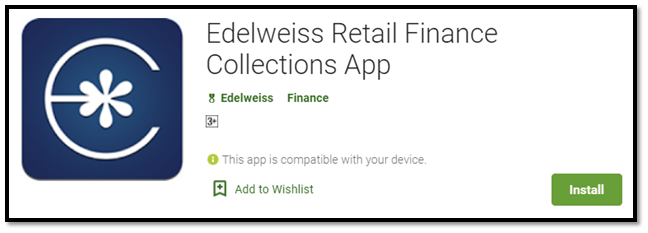 Edelweiss Retail Finance Collection app