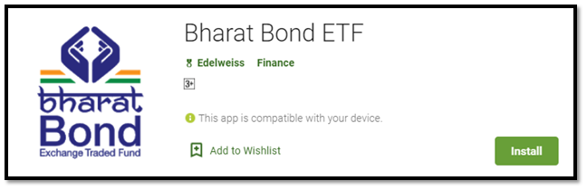 Edelweiss Bharat Bonds ETF App