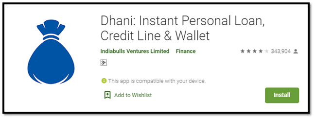 Indiabulls Dhani – Personal Loan App