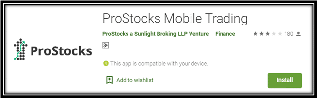 Prostocks Mobile Trading App