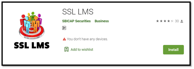 SBICAP Securities SSL LMS App