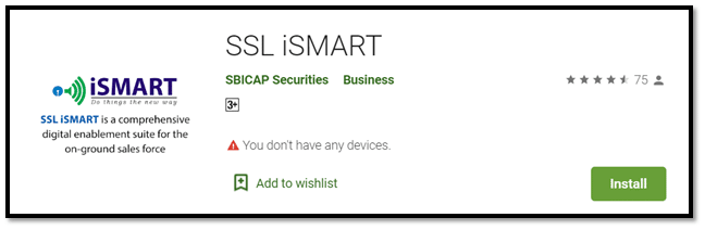 SBI Securities SSL iSMART App 