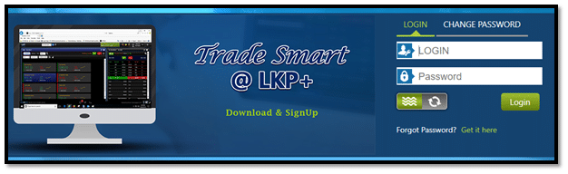LKP Securities TRADE SMART @LKP blue Web Login 