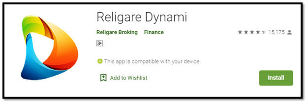Religare Dynami Mobile Trading App