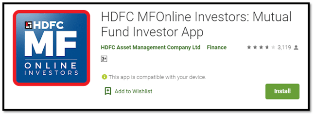 HDFC Mutual Fund Investor App