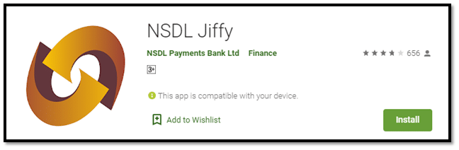 NSDL Jiffy App